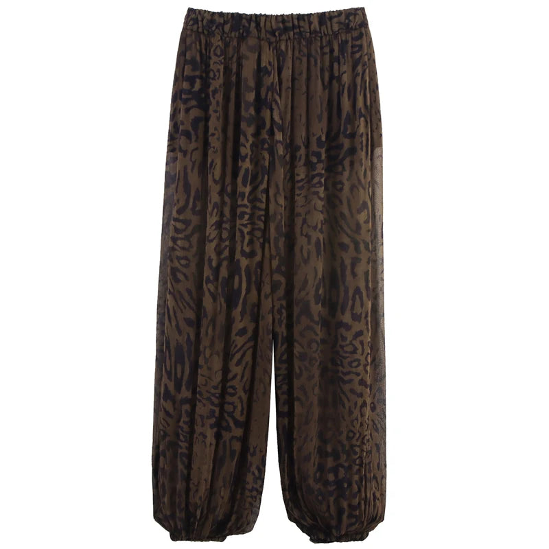 Calça Animal Print Safari Chic - Casual Chic l CAROL ESPAÇO FASHION