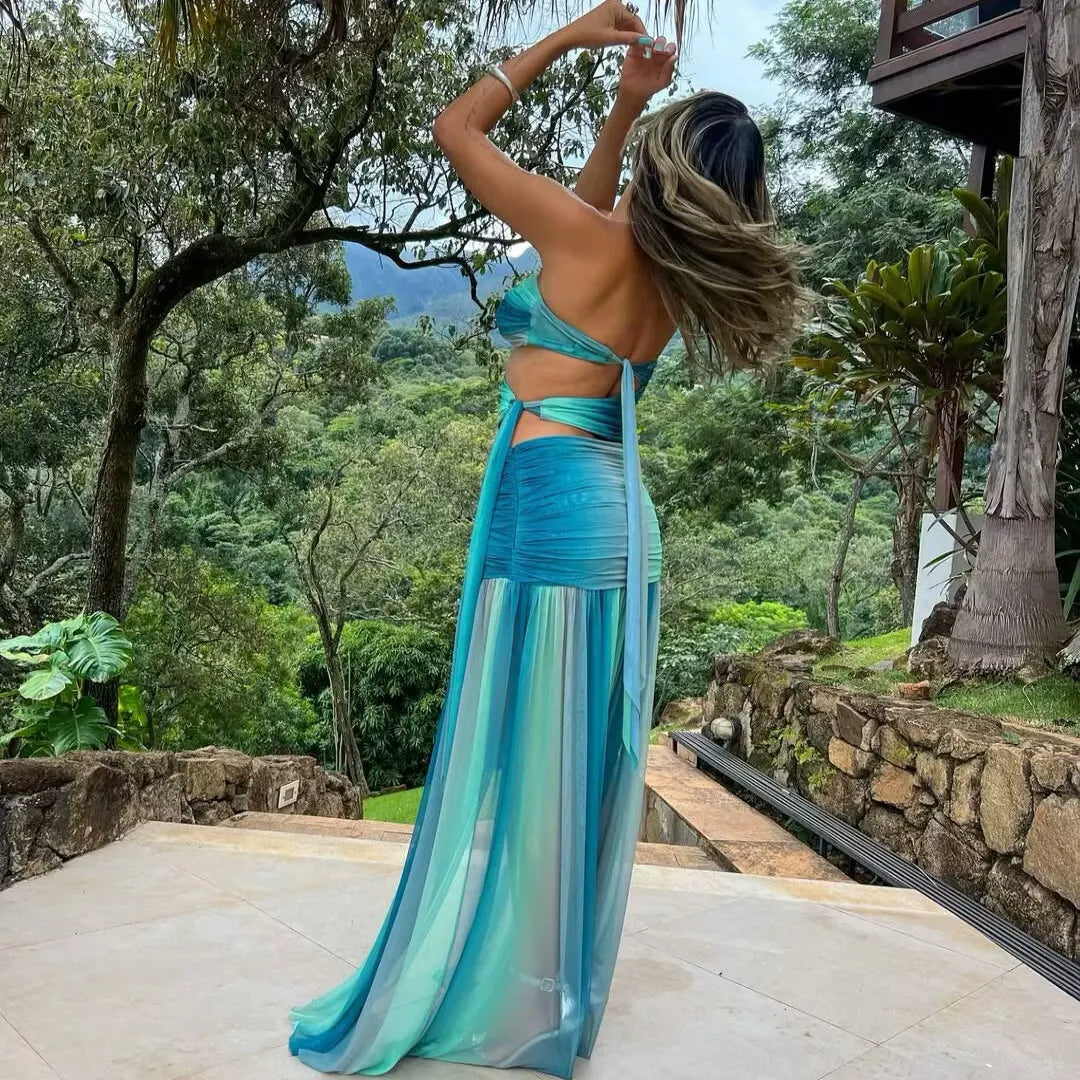 vestido , vestidoestreladomar , vestidolongotule