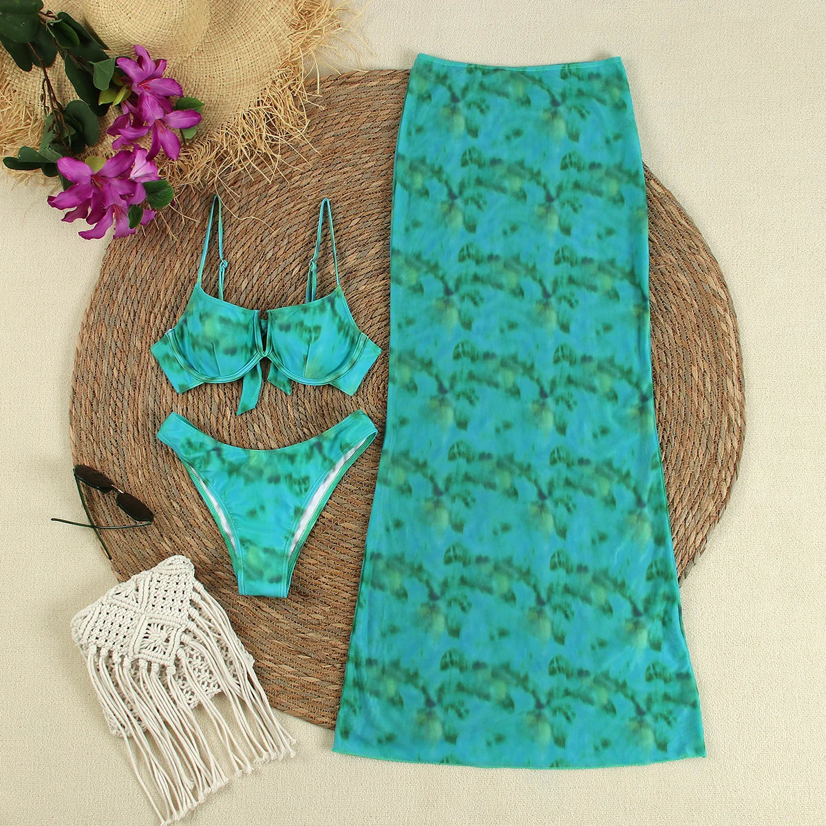 conjunto , conjuntofeminino , conjuntofeminino3peças , conjuntopraiafeminino