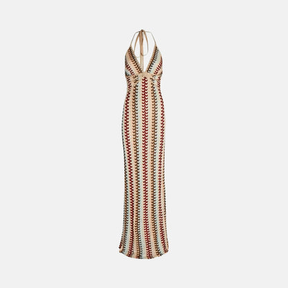 Vestido Longo Étnico