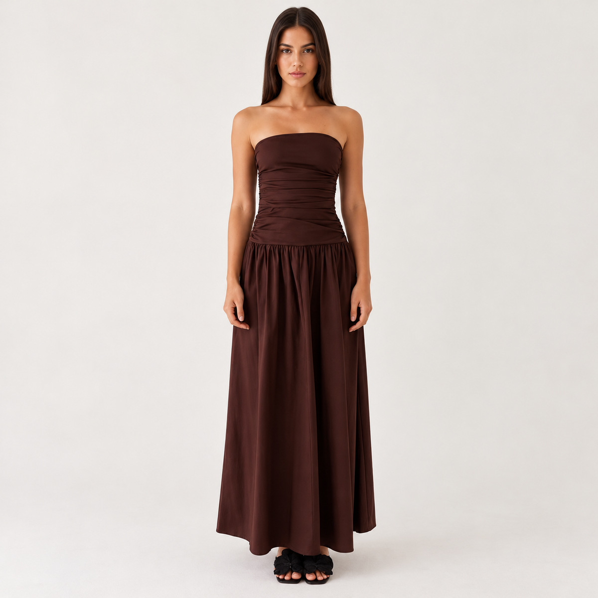 Vestido Longo Tomara que Caia - Outono Inverno l CAROL ESPAÇO FASHION
