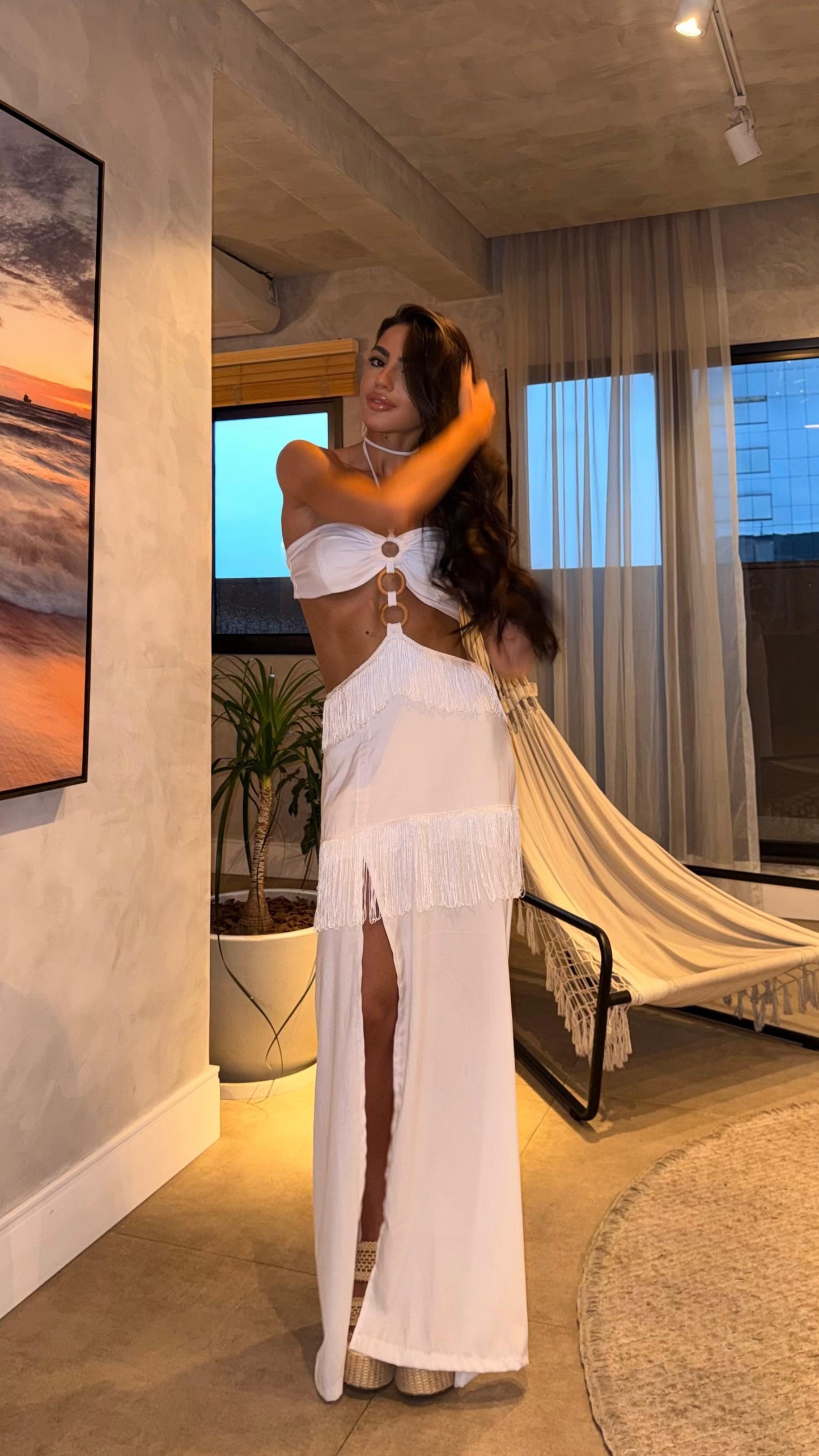 Vestido Longo Argola Havai