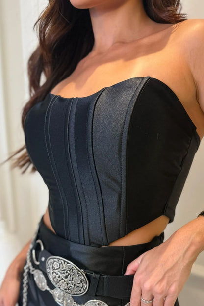 Conjunto Zafira: Corset e Saia de Seda - Sale