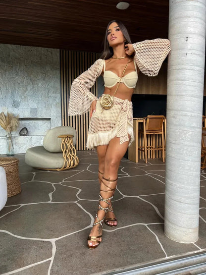 Conjunto Biquini e Saia Beach