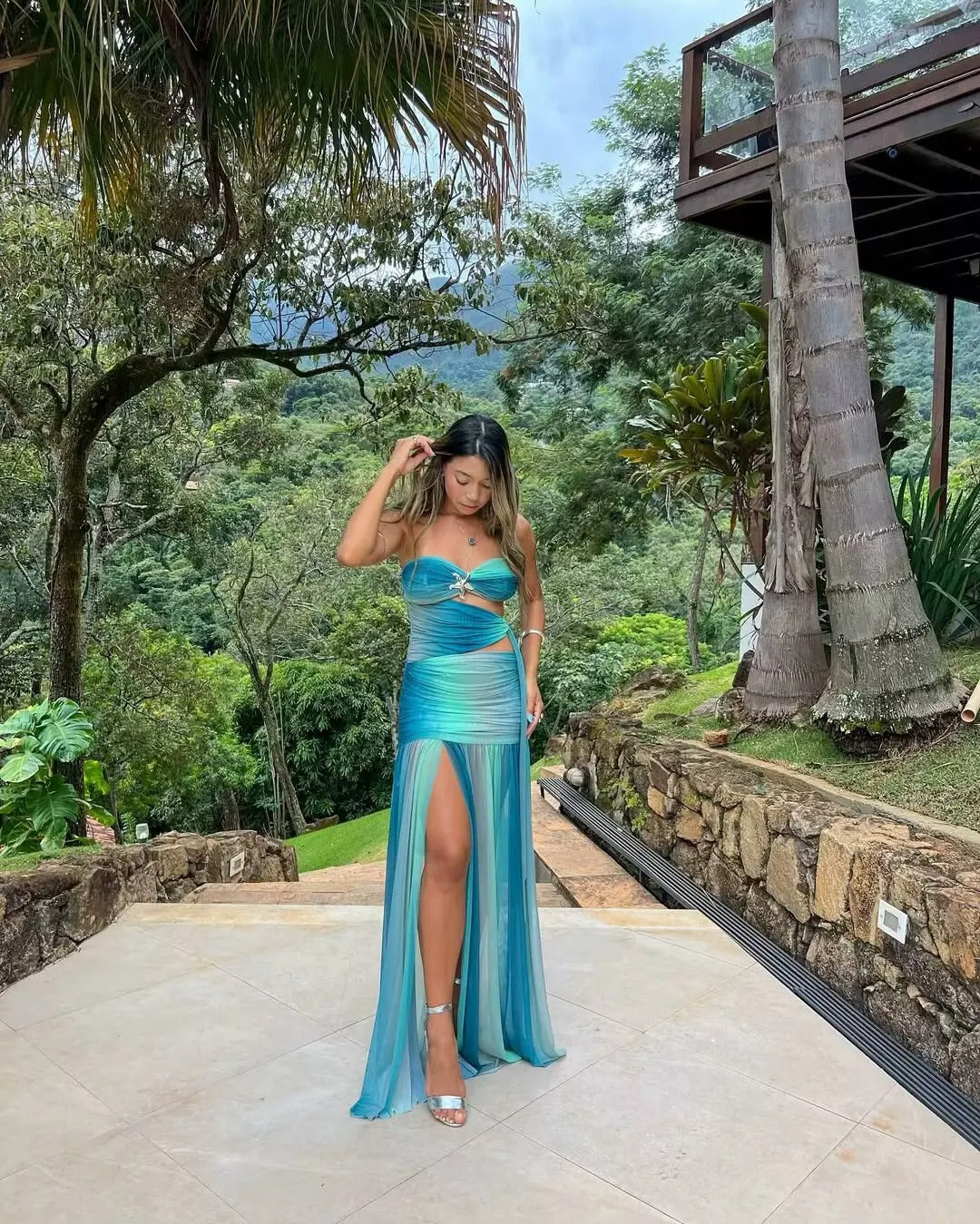 vestido , vestidoestreladomar , vestidolongotule
