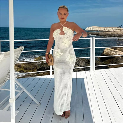 Vestido Longo Tricô  Lovely - Sale