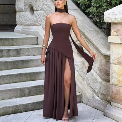 Vestido Longo Tule Yris