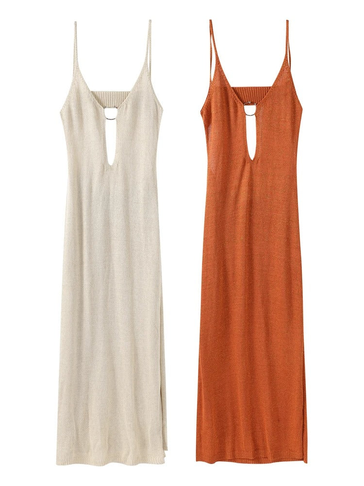 Saida de Praia Vestido Longo Tricô Ibiza