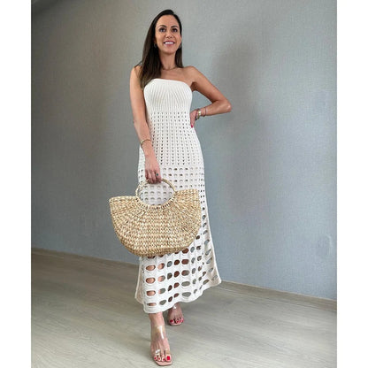 Vestido Longo Tricô