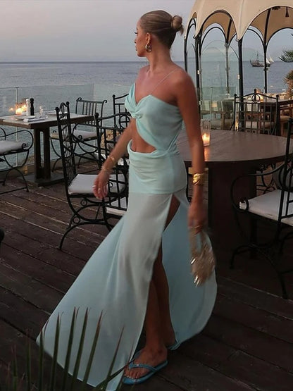 Vestido Azul Chic Festa Melissa