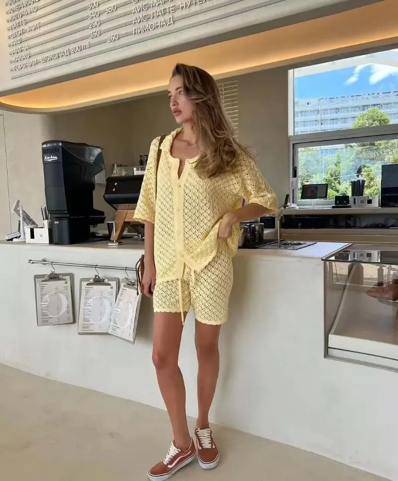 Conjunto Positano Crochê