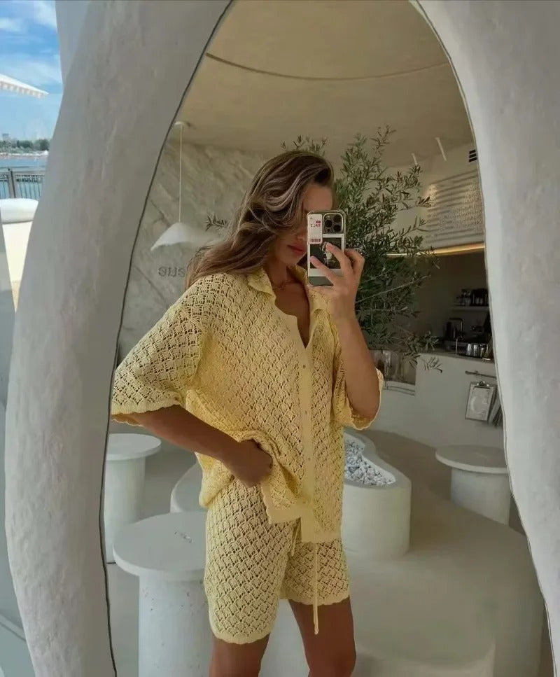 Conjunto Positano Crochê