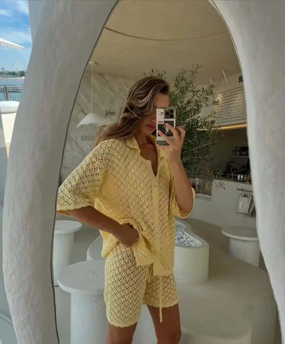 Conjunto Positano Crochê