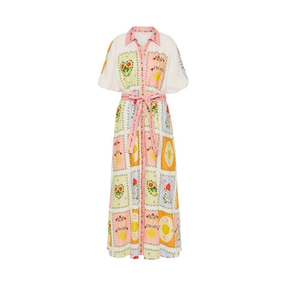 Vestido Patch Color Pastel
