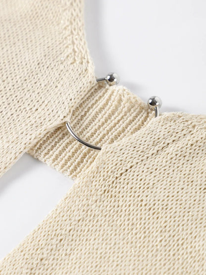 Saida de Praia Vestido Longo Tricô Ibiza