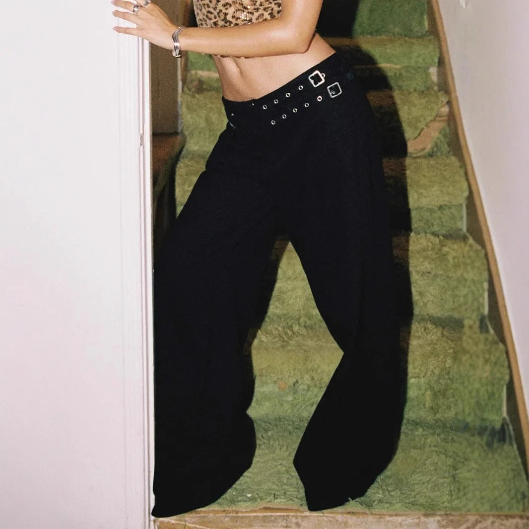 Calça Wide Leg Street Fashion - Outono Inverno l CAROL ESPAÇO FASHION