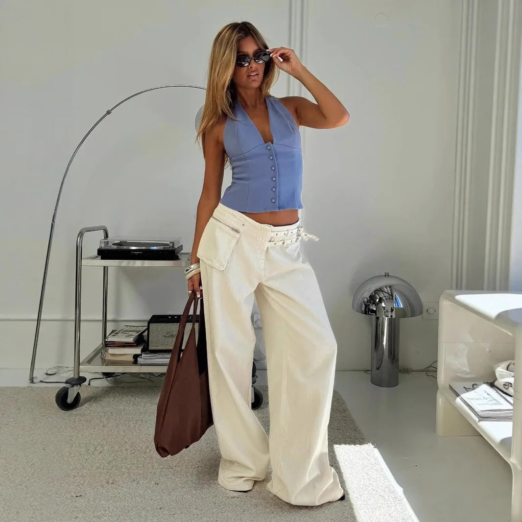 Calça Wide Leg Street Fashion - Outono Inverno l CAROL ESPAÇO FASHION