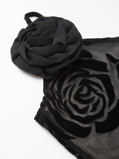 Vestido Longo de Tule