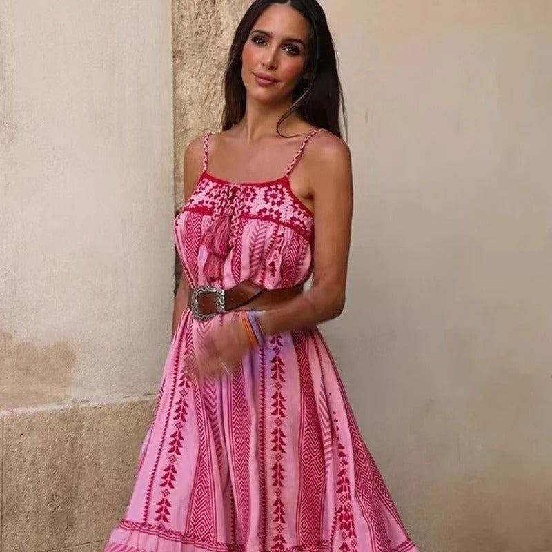 vestido , vestidolongo , vestidorosalongo , vestidolongorosa