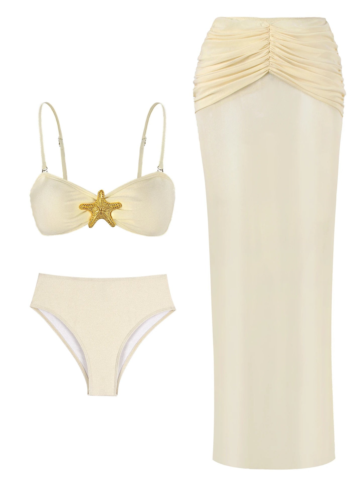 Conjunto Marbella 3 Peças - Moda Praia  l CAROL ESPAÇO FASHION