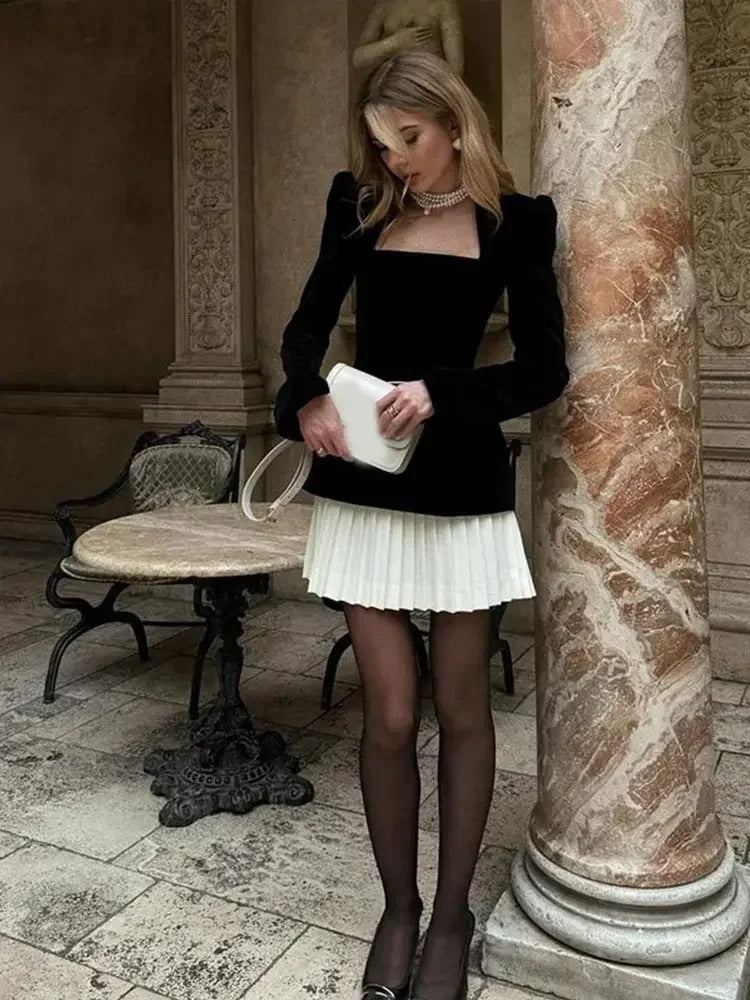 Vestido Monarca Veludo - Outono Inverno l CAROL ESPAÇO FASHION