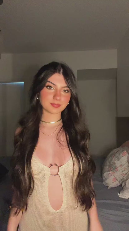 Saida de Praia Vestido Longo Tricô Ibiza