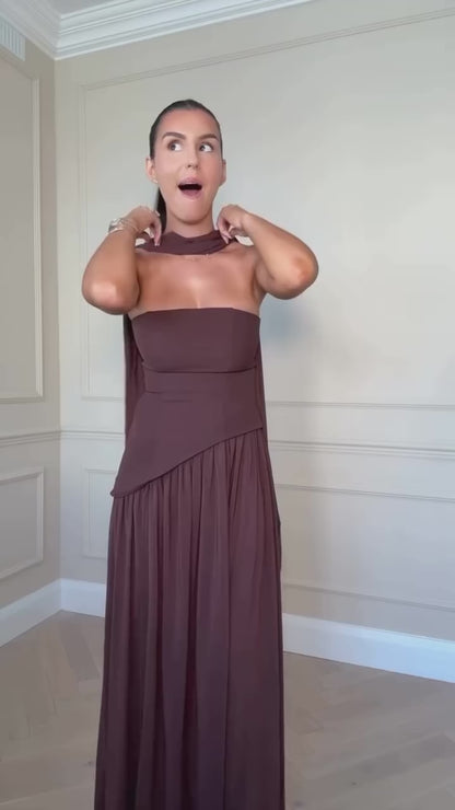 Vestido Longo Tule Yris