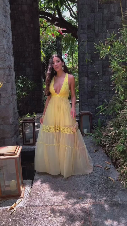 Vestido Longo Flórida - Sale
