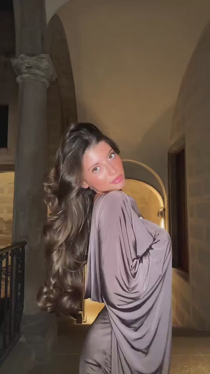 Macaquinho  Draped Elegance - Outono Inverno l CAROL ESPAÇO FASHION