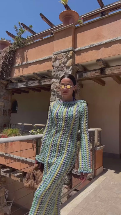 Saida de Praia Vestido Longo Costa Nua Angra