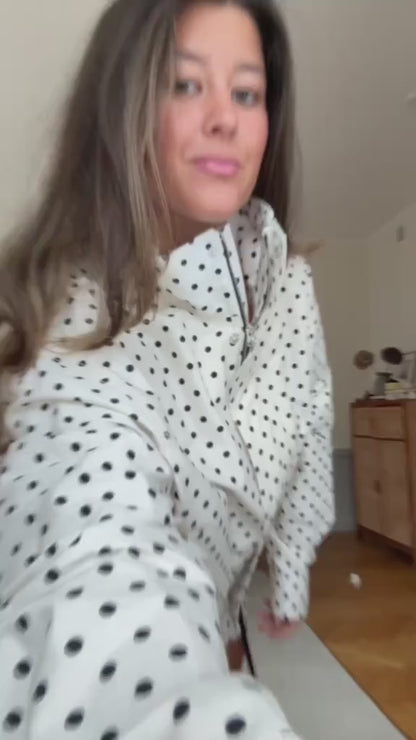 Conjunto Poá Noir - Outono Inverno l CAROL ESPAÇO FASHION