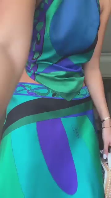 Conjunto Zênite Lenço Estampado