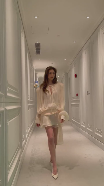 Vestido Curto  Ruffles