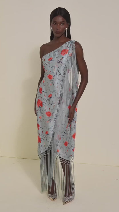 Vestido Riviera Franjado Longo - CAROL ESPAÇO FASHION