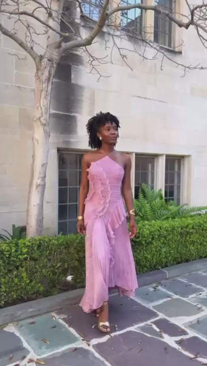 Vestido Amélie Plissado