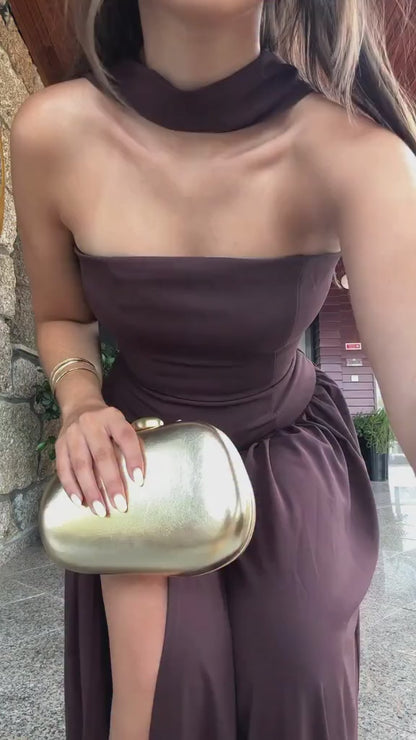 Vestido Longo Tule Yris